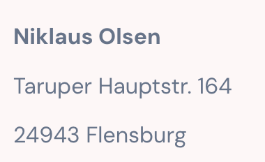 Kontaktdaten Niklaus Olsen